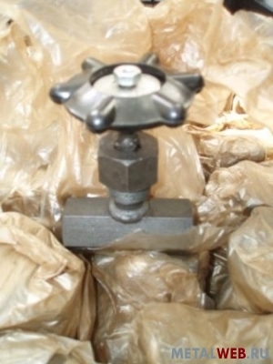 Вентиль игольчатый (клапан запорный стальной) 15с54бк, 15с54бк1 (ВИ-160) РN16МПа DN 6, 15, 20, 25 мм, 
